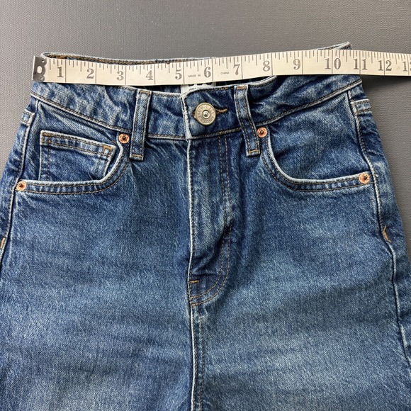 BDG Urban Outfitters Jeans Women's 24 Edie High Rise Skinny Leg Raw Hem Faded - Picture 6 of 12